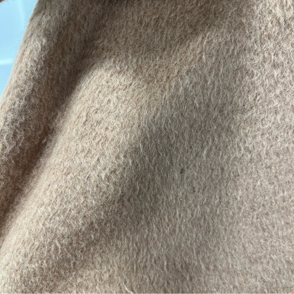 Eskandar Baby Camel Hair Button Front Trench Coat Size 0 US 4 Vintage England - Picture 3 of 13